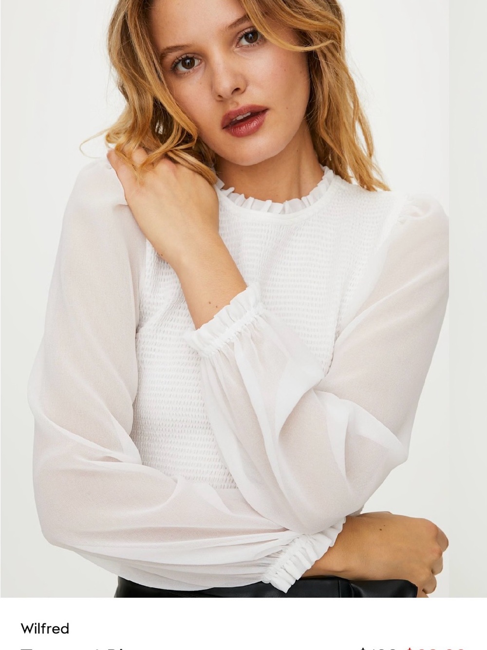 Tempest Blouse by Wilfred (Aritzia)